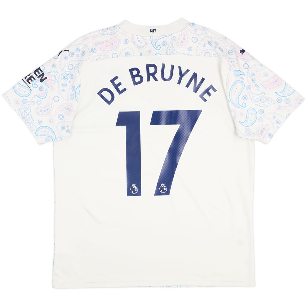 2020-21 Manchester City Third Shirt De Bruyne #17 - 6/10 - (L)