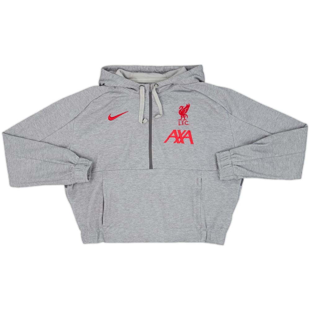 2020-21 Liverpool Nike Hooded 1/4 Zip Jacket - 8/10 - (Women's M)