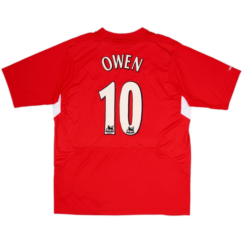 2004-06 Liverpool Home Shirt Owen #10 - 4/10 - (L)
