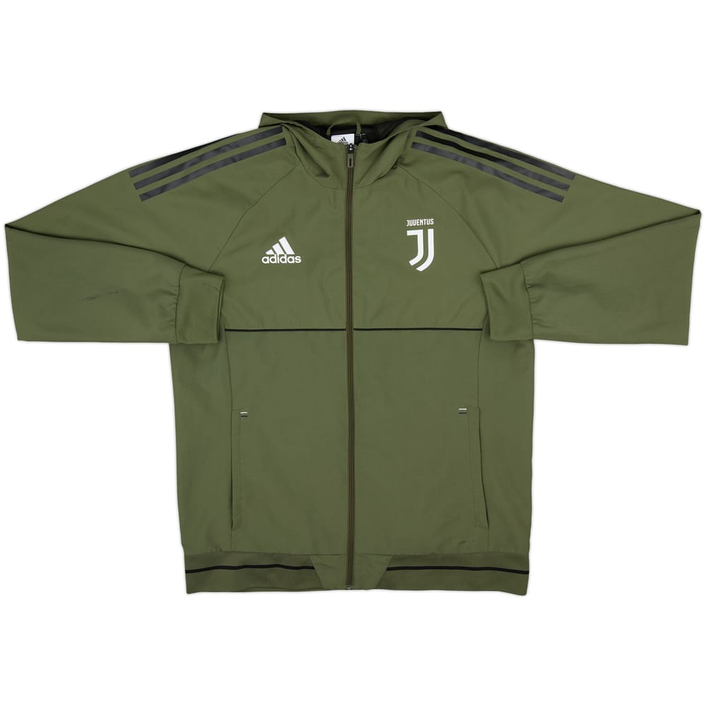 2017-18 Juventus adidas CL Hooded Track Jacket - 7/10 - (L)