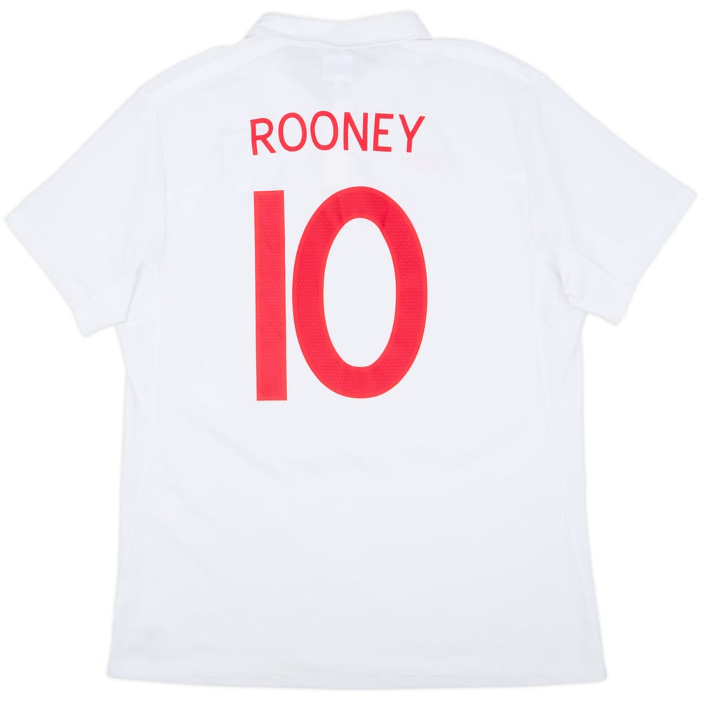 2009-10 England 'South Africa' Home Shirt Rooney #10 - 9/10 - (L)