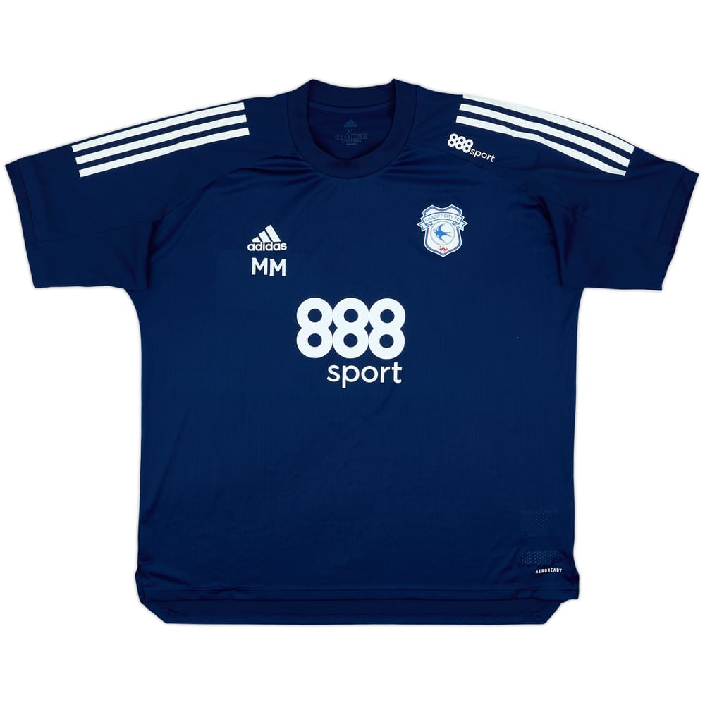 2020-21 Cardiff adidas Staff Issue Training Shirt MM (M. McCarthy) - 10/10 - (XL)