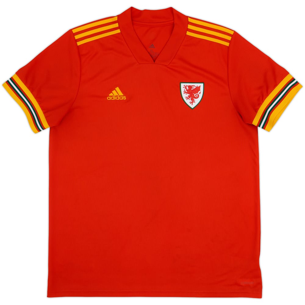 2020-21 Wales Home Shirt - 8/10 - (XL)