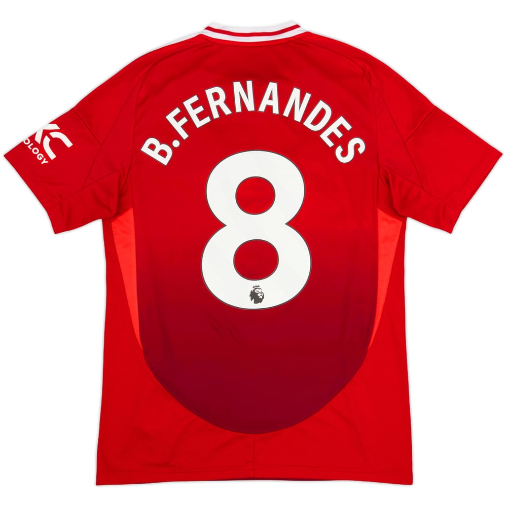 2024-25 Manchester United Home Shirt B.Fernandes #8 - 7/10 - (M)