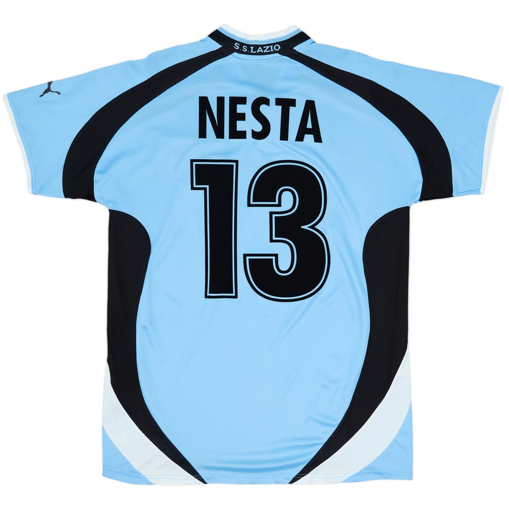 2000-01 Lazio Home Shirt Nesta #13 - 6/10 - (L)