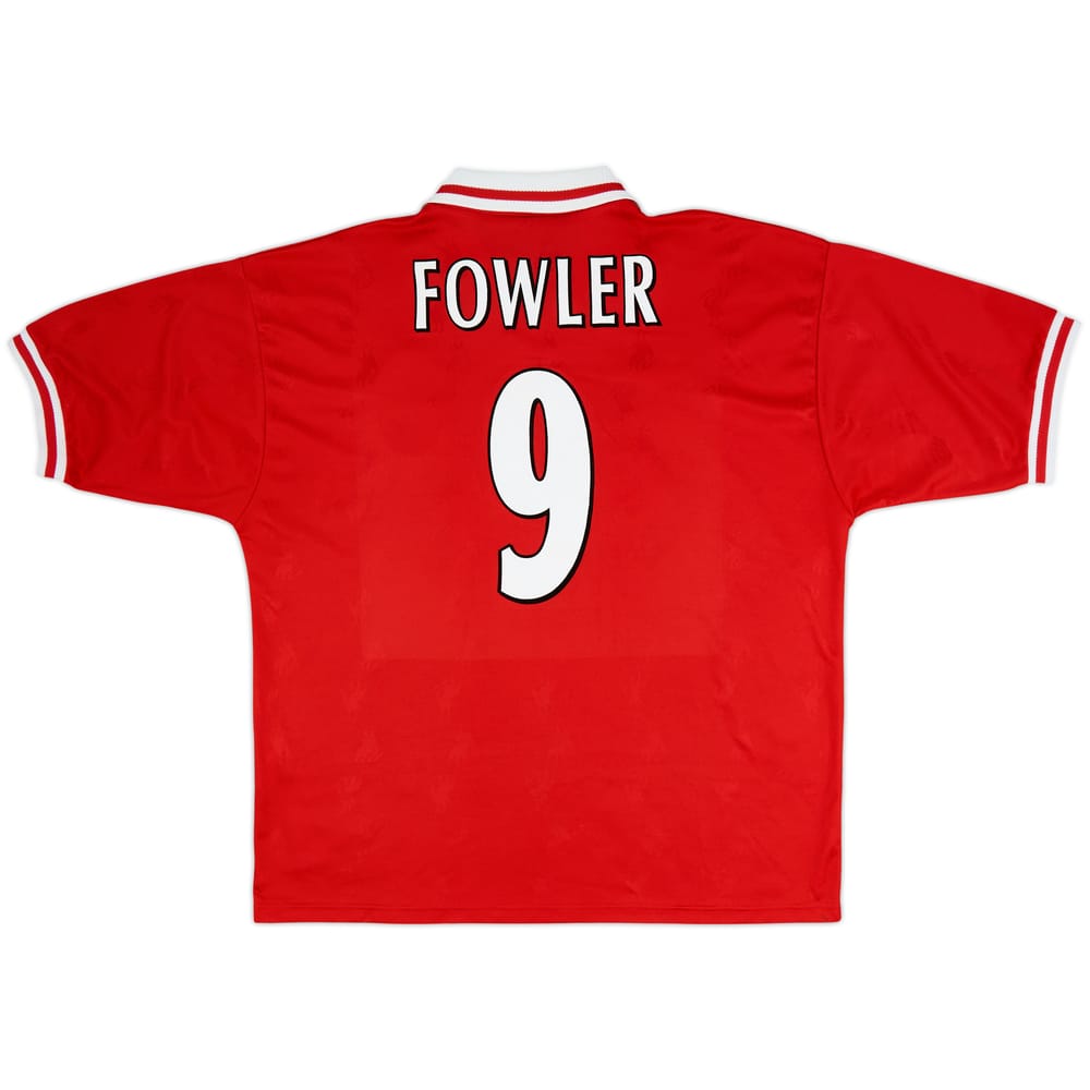 1996-98 Liverpool Camiseta de local Fowler #9 - 7/10 - (XL)