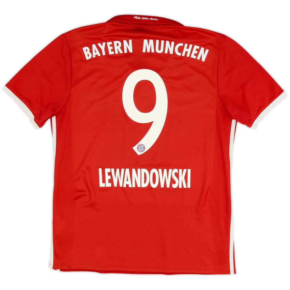 2016-17 Bayern Munich Home Shirt Lewandowski #9 - 7/10 - (M)
