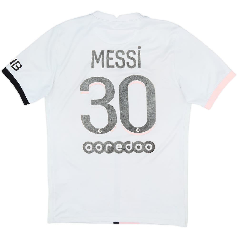 2021-22 Paris Saint-Germain Away Shirt Messi #30 - 4/10 - (S)