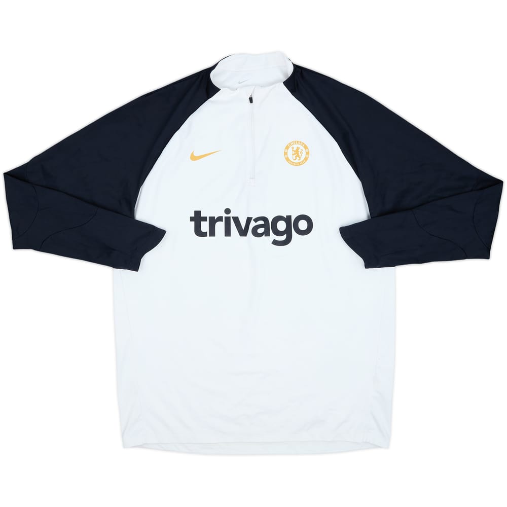 2023-24 Chelsea Nike 1/4 Zip Drill Top - 5/10 - (L)