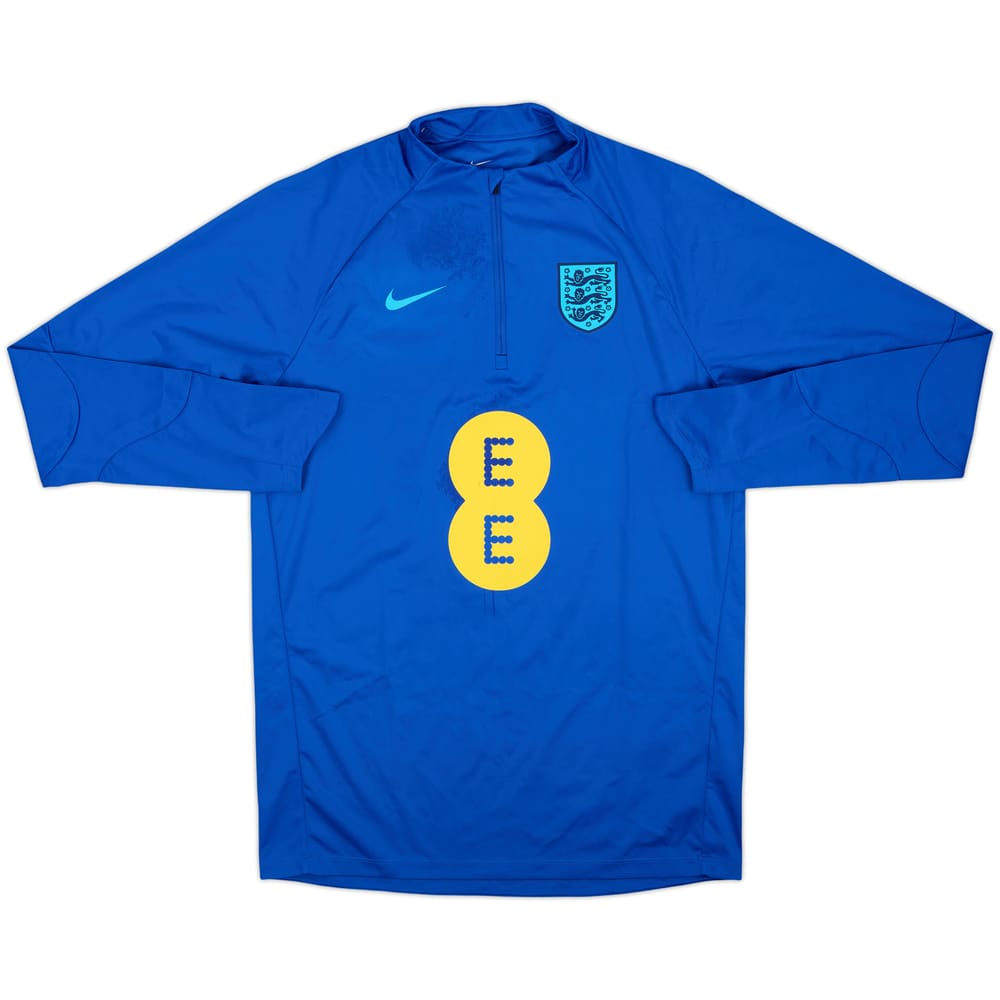 2022-23 England Nike 1/4 Zip Drill Top - 8/10 - (M)
