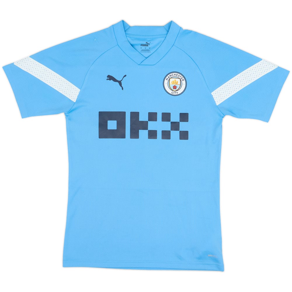 2021-22 Manchester City Puma Training Shirt - 8/10 - (S)