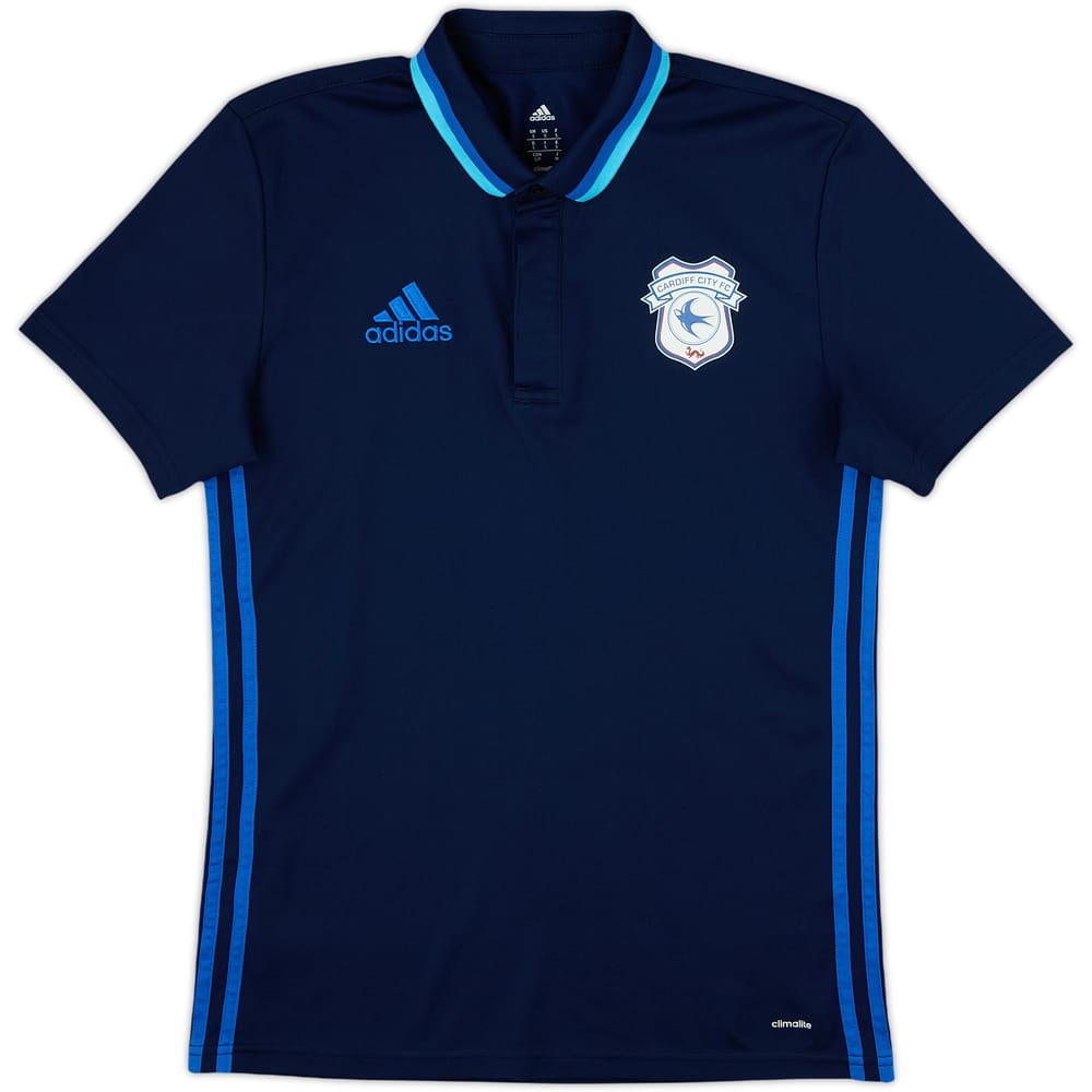 2016-17 Cardiff adidas Polo Shirt - 9/10 - (S)