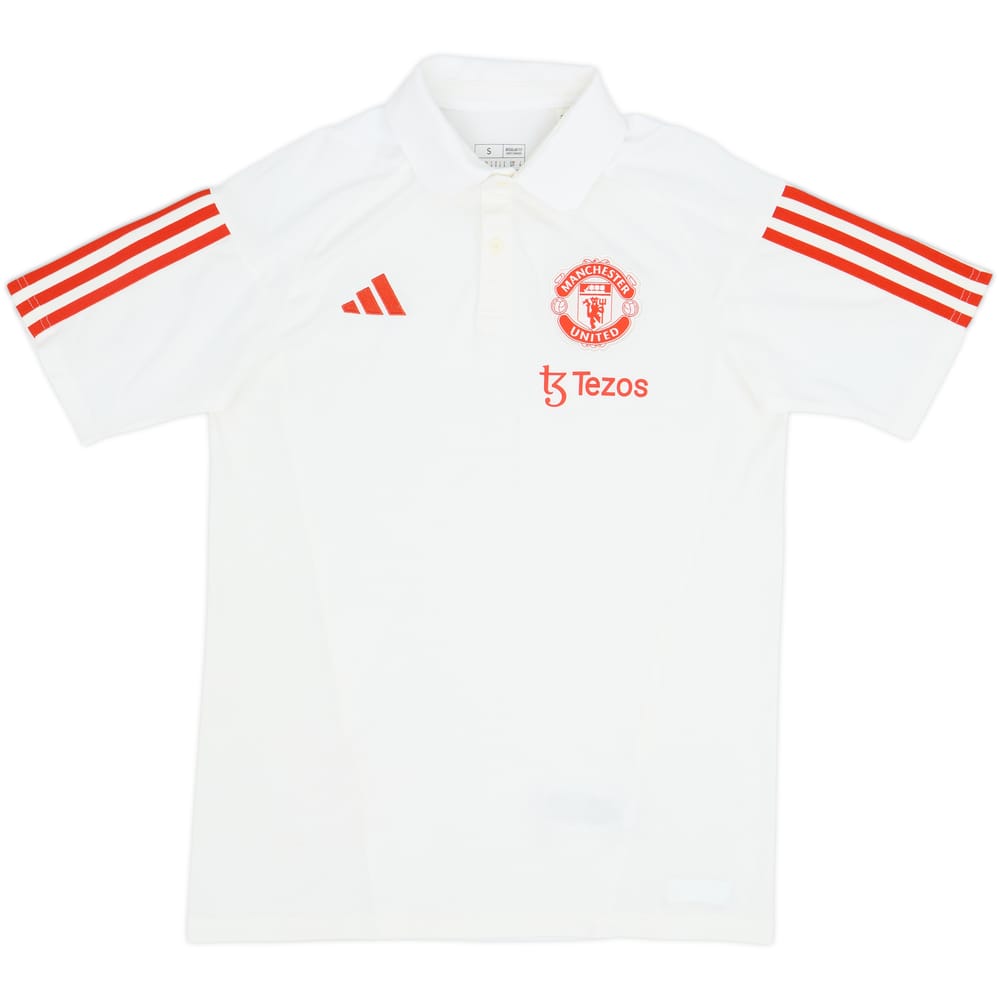 2023-24 Manchester United adidas Polo Shirt - 9/10 - (S)