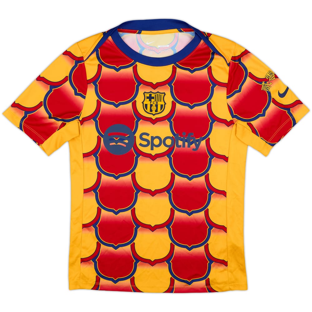 2023-24 Barcelona Nike Lunar New Year Pre-Match Training Shirt - 10/10 - (S)