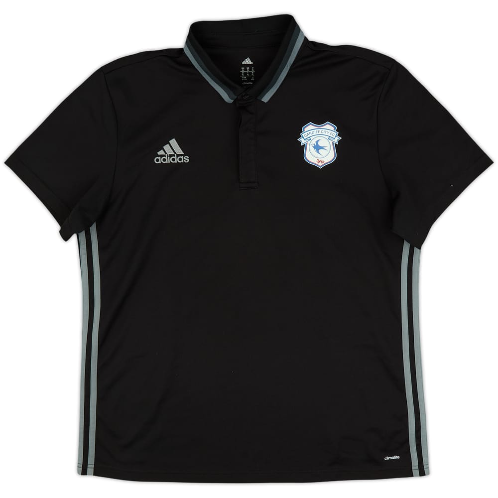 2016-17 Cardiff City adidas Polo Shirt - 9/10 - (XL)