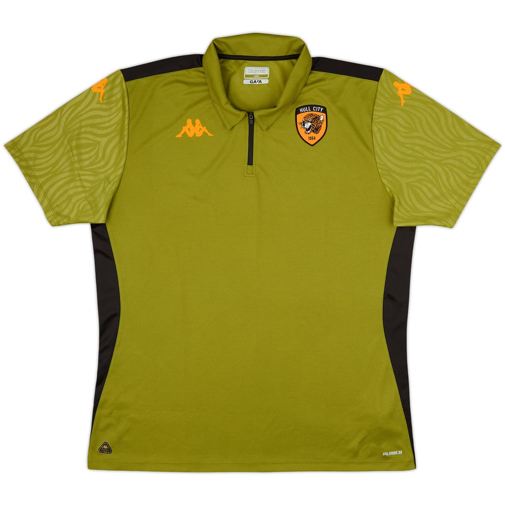 2024-25 Hull City Kappa 1/4 Zip Polo Shirt - 9/10 - (4XL)