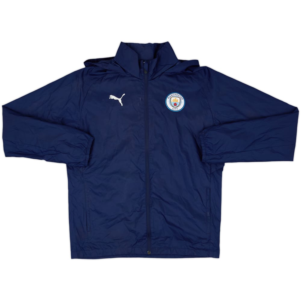 2019-20 Manchester City Puma Hooded Rain Jacket - 7/10 - (M)