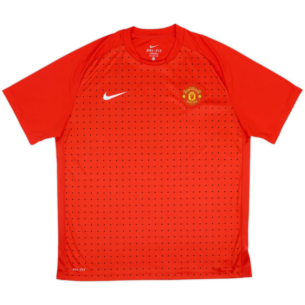 2011-12 Manchester United Nike Training Shirt - 9/10 - (XL)
