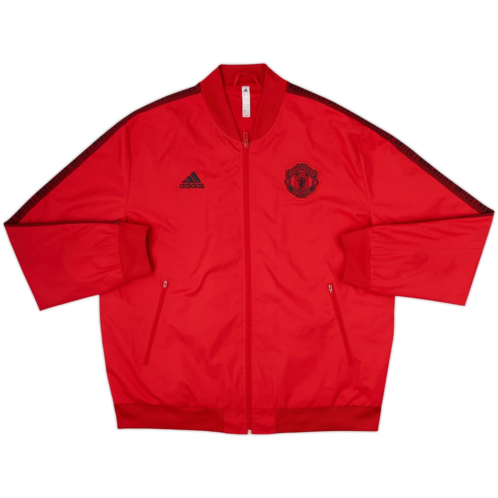 2019-20 Manchester United adidas Track Jacket - 8/10 - (XL)