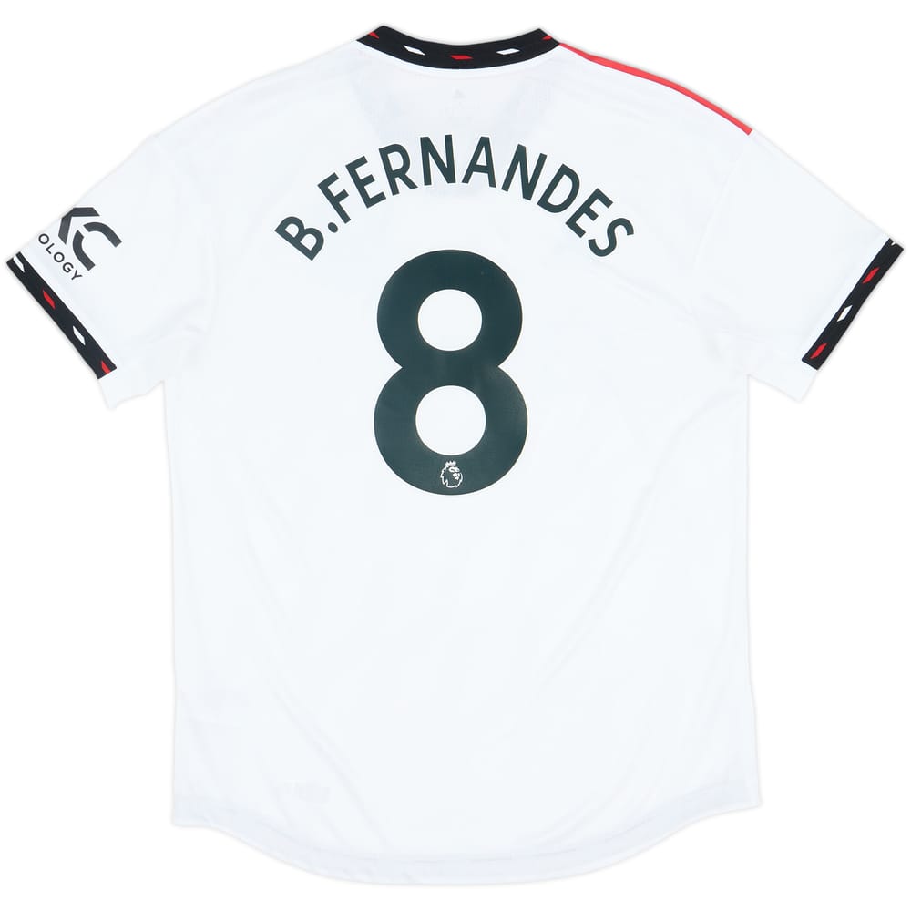 2022-23 Manchester United Authentic Away Shirt B.Fernandes #8 - 8/10 - (L)