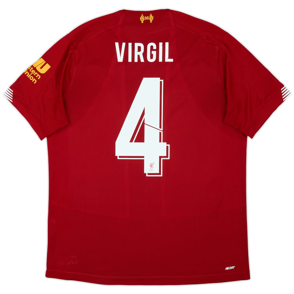 2019-20 Liverpool Camiseta Local Virgil #4 - 8/10 - (M)