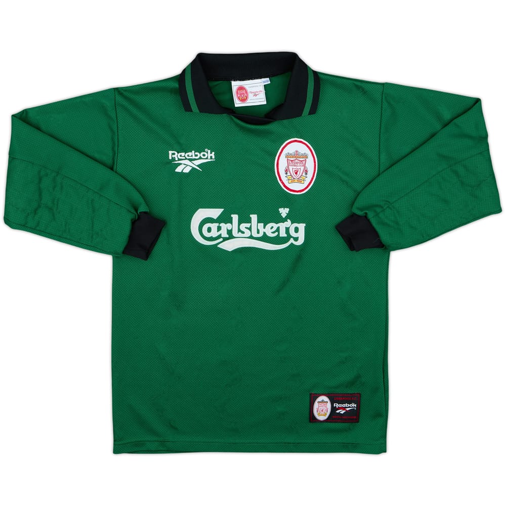 1996-97 Liverpool GK Shirt - 8/10 - (M.Boys)