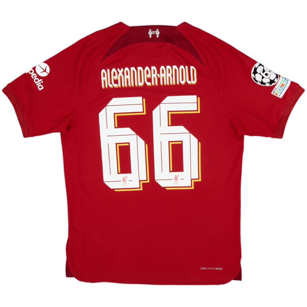 2022-23 Liverpool Authentic Home Shirt Alexander-Arnold #66 - 7/10 - (M)
