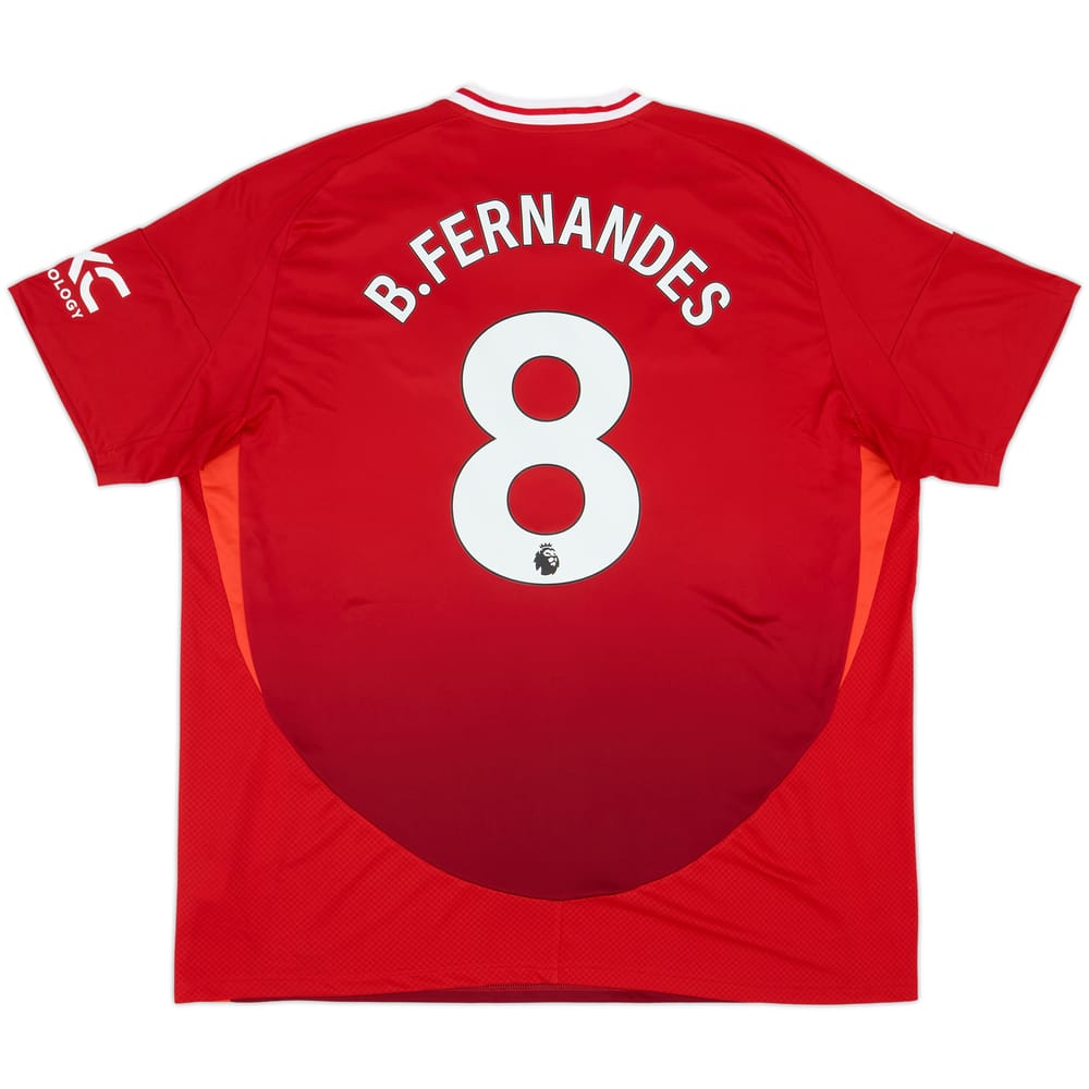 2024-25 Manchester United Home Shirt B.Fernandes #8 - 9/10 - (3XL)
