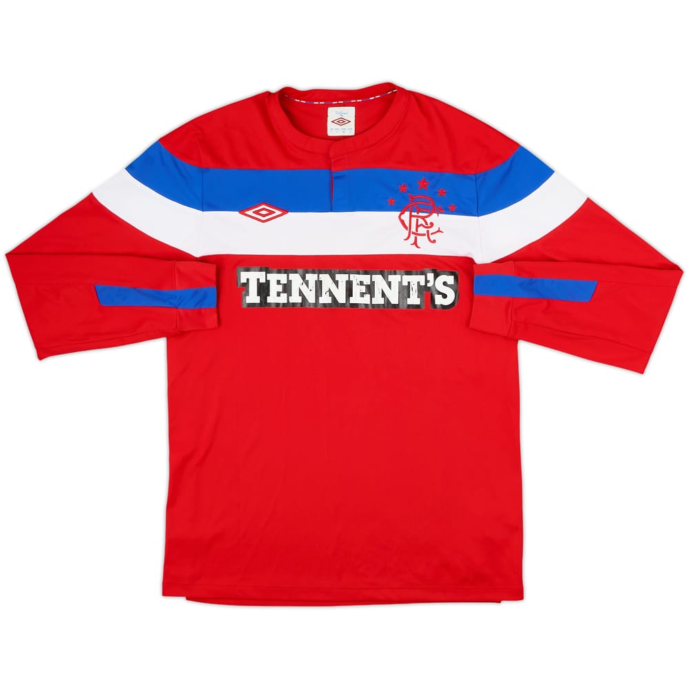 2011-12 Rangers Away L/S Shirt - 5/10 - (S)