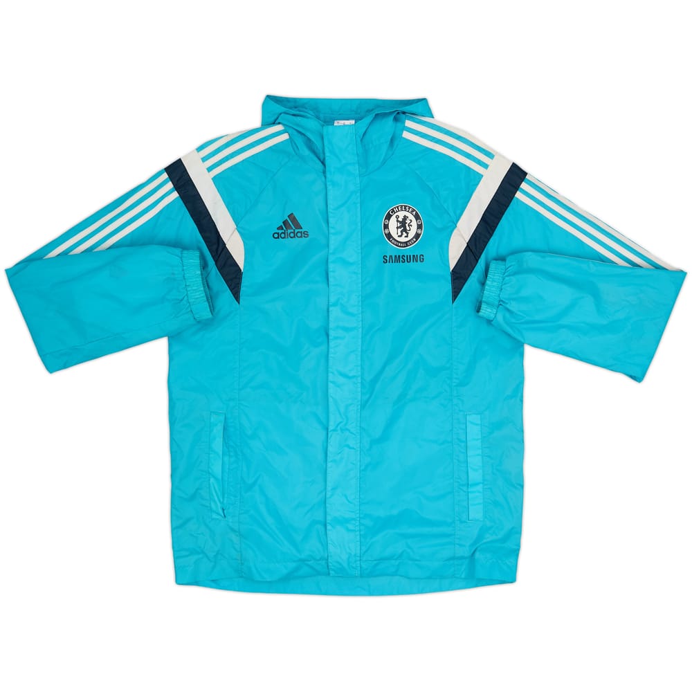 2014-15 Chelsea adidas Hooded Rain Jacket - 7/10 - (M)