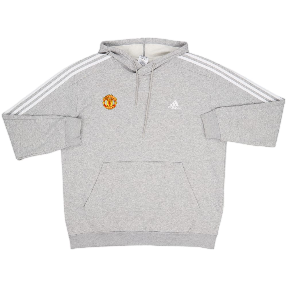 2023-24 Manchester United adidas Hooded Top - 8/10 - (XL)