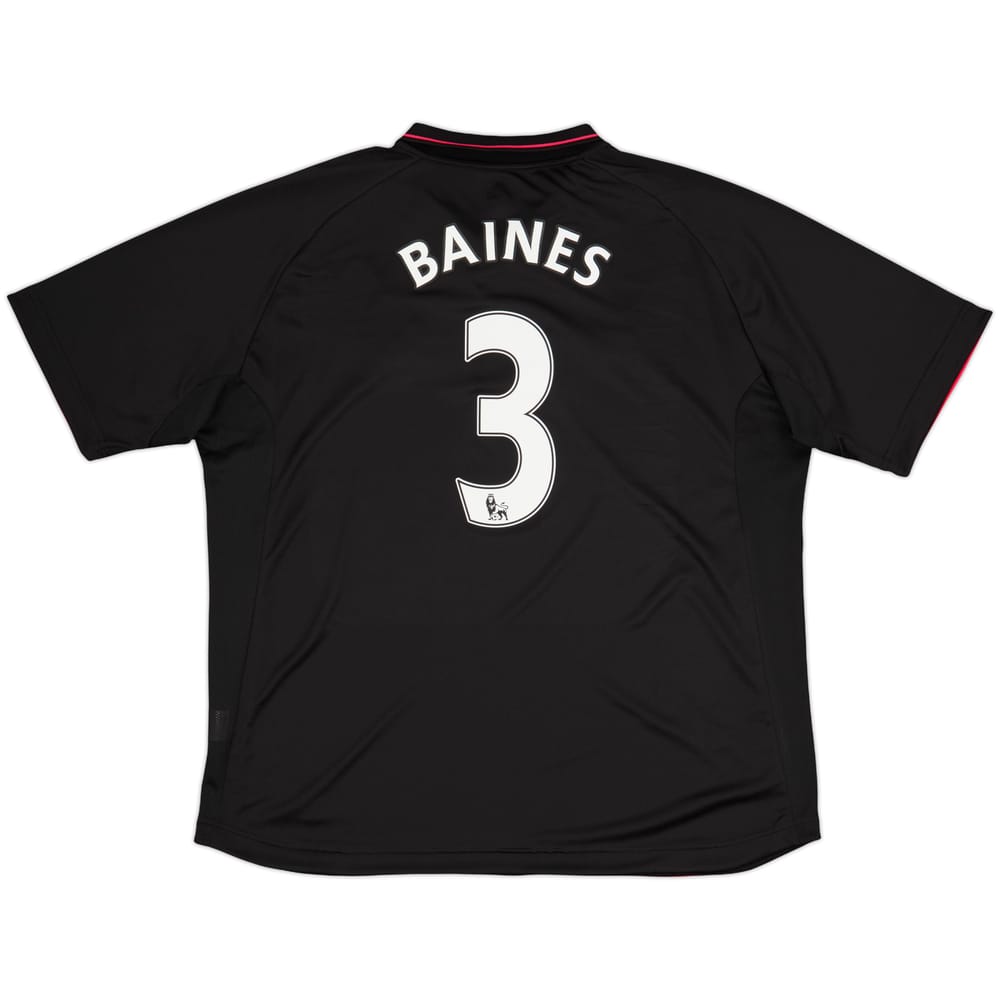2009-10 Everton Away Shirt Baines #3 - 8/10 - (XL)