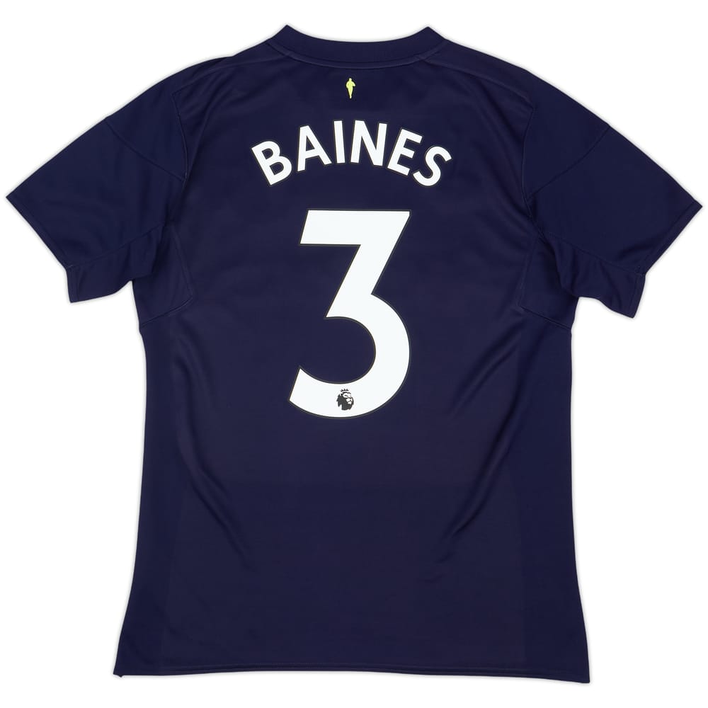 2017-18 Everton Third Shirt Baines #3 - 8/10 - (M)