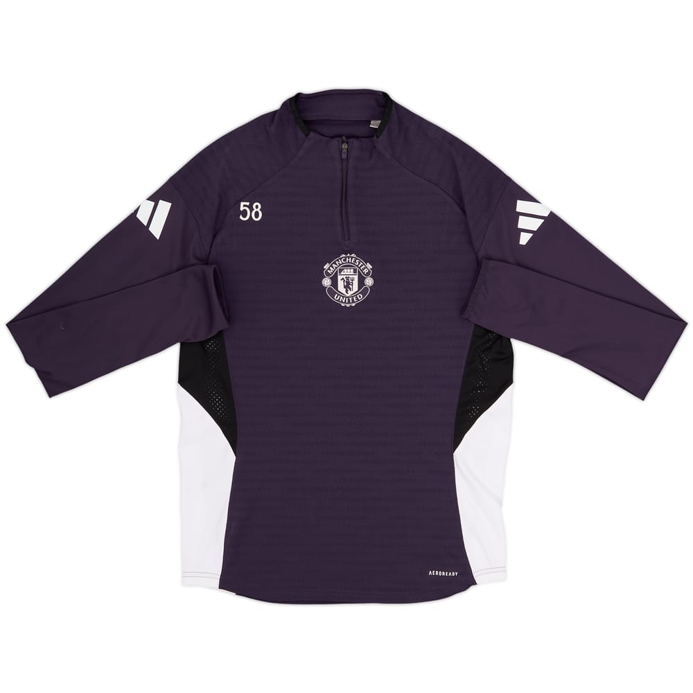 2025-26 Manchester United Player Issue adidas Tiro 25 Pro Training Top #58 - 10/10 - (S)