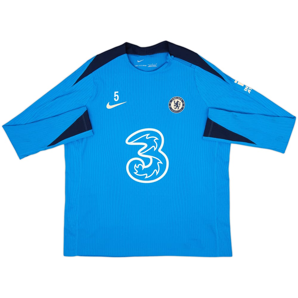 2024-25 Chelsea Player Issue Nike Dri-FIT ADV Strike 1/4 Zip Drill Top #5 - 7/10 - (L)