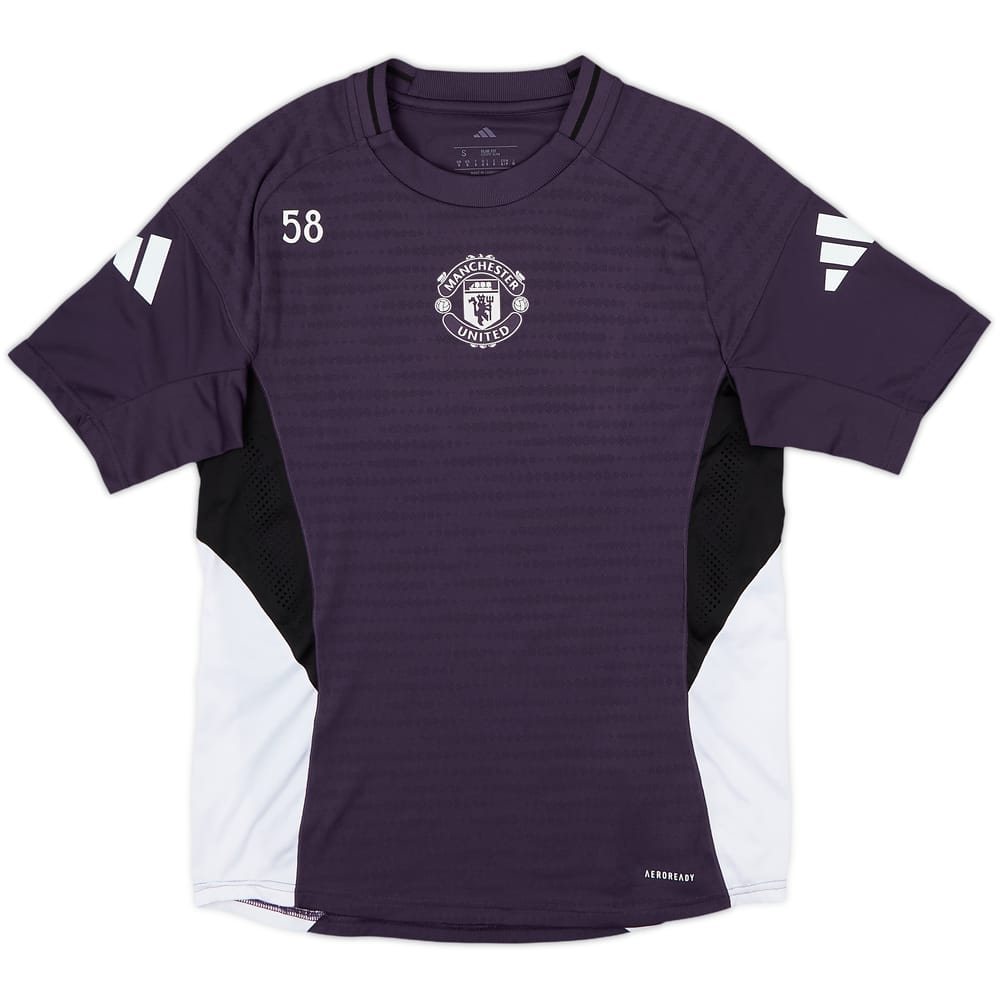 2020-21 Manchester United adidas Player Issue Training Shirt 58 - 9/10 - (S)