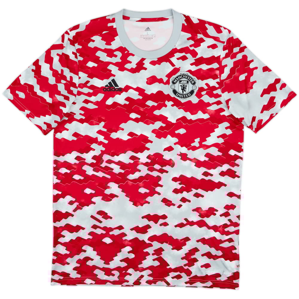 2021-22 Manchester United adidas Training Shirt - 10/10 - (L)