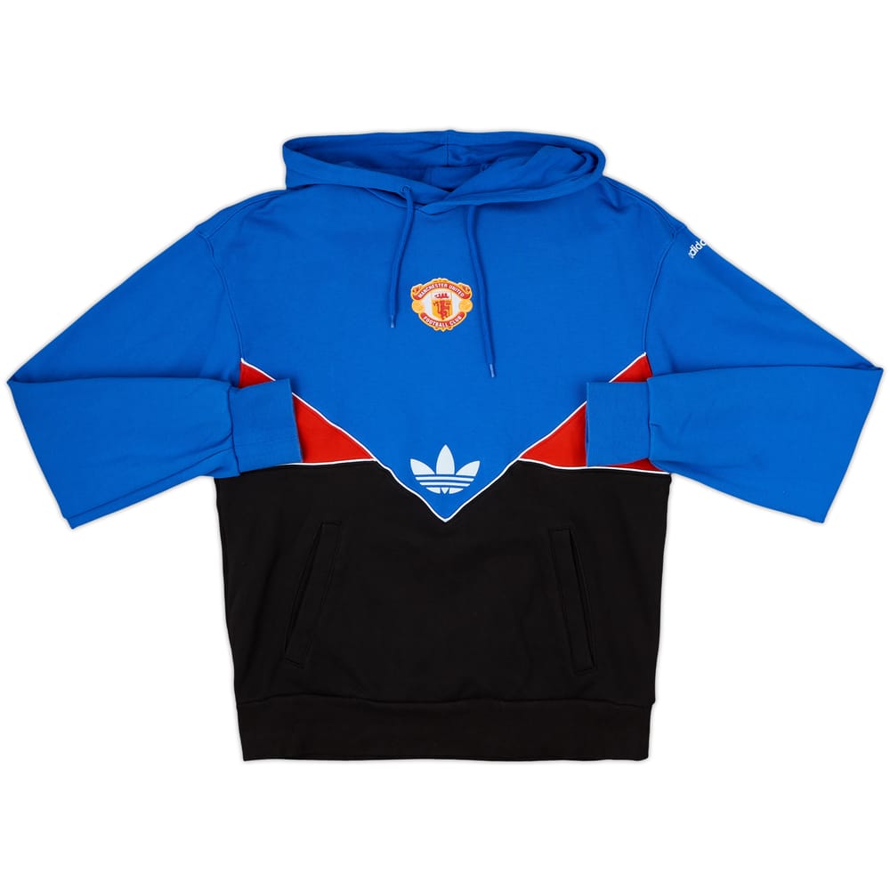 2023-24 Manchester United adidas Originals Hooded Top - 8/10 - (M)