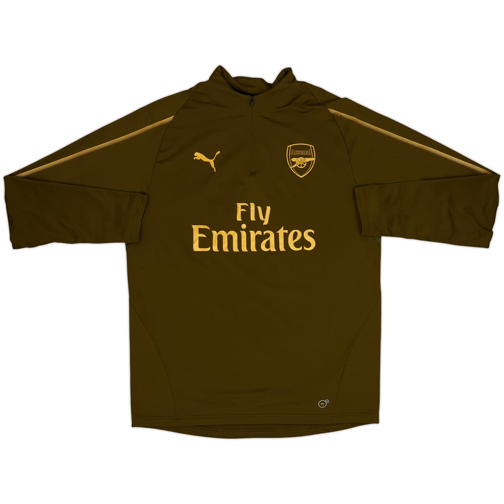 2017-18 Arsenal Puma 1/4 Zip Drill Top - 8/10 - (L)
