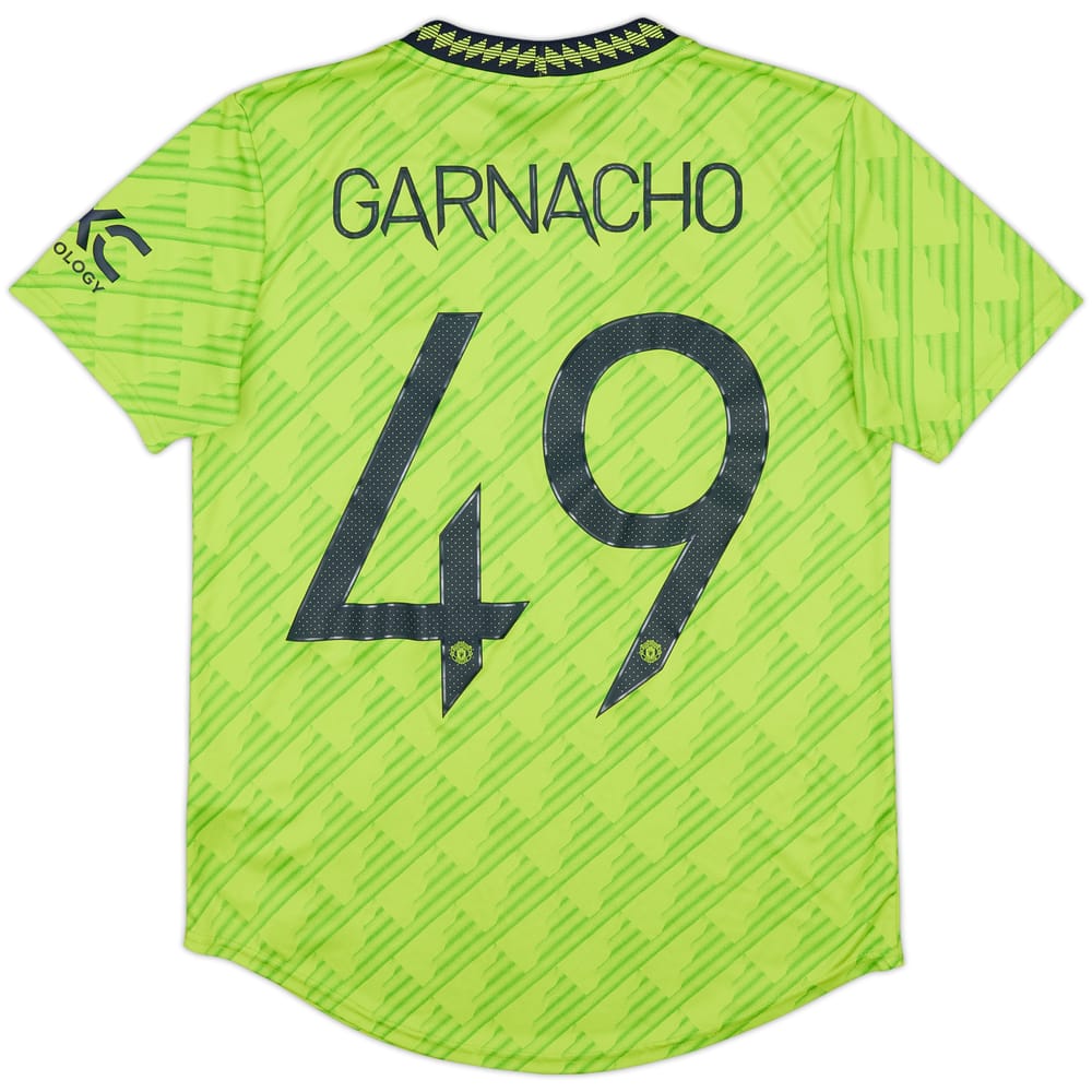 2022-23 Manchester United Third Shirt Garnacho #49 - 9/10 - (Women's M)