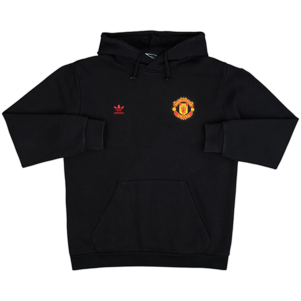 2023-24 Manchester United adidas Originals Hooded Sweat Top - 8/10 - (XL)