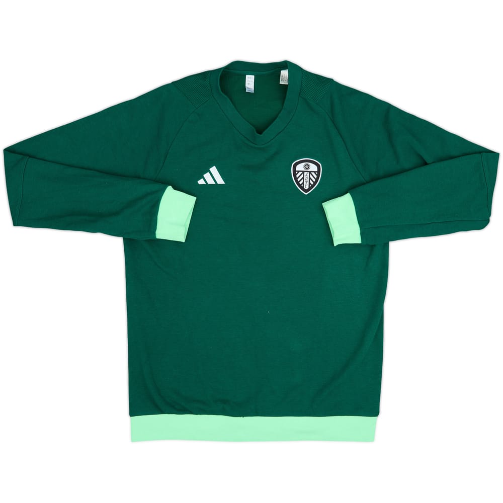 2023-24 Leeds United adidas Sweat Top - 8/10 - (M)