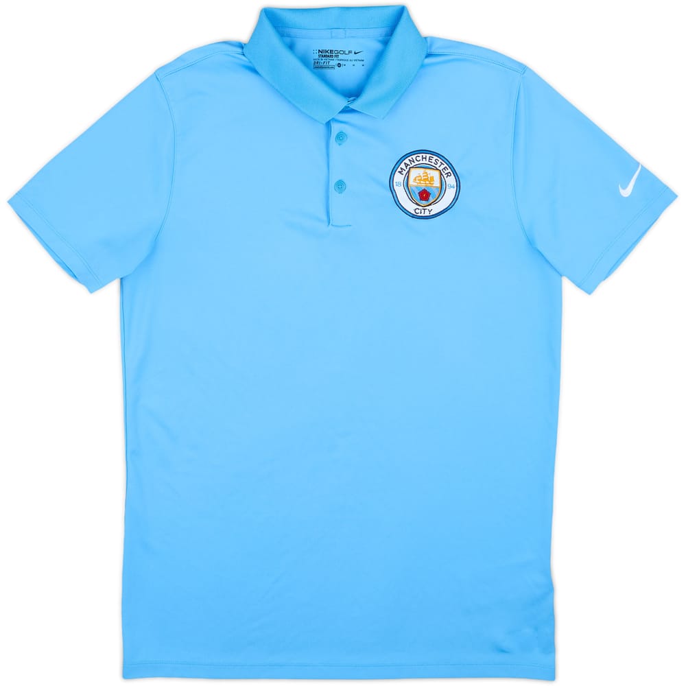 2017-18 Manchester City Nike Polo Shirt - 9/10 - (M)