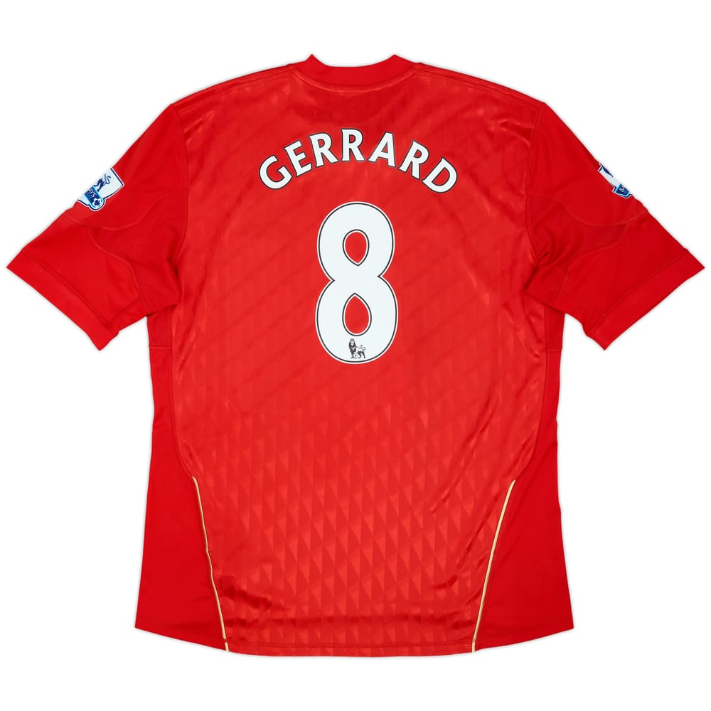 2010-12 Liverpool Camiseta local Gerrard #8 - 8/10 - (XL)