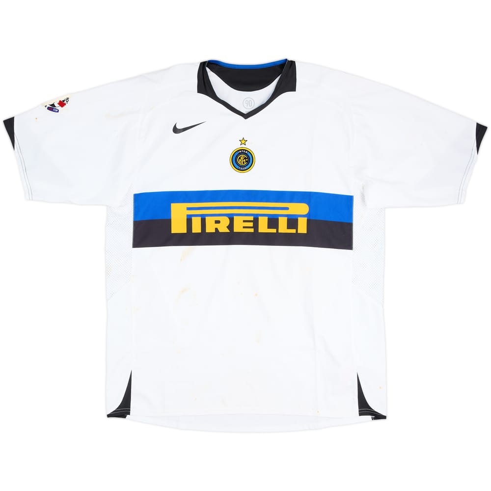 2005-06 Inter Milan Primavera Match Issue Away Shirt #17