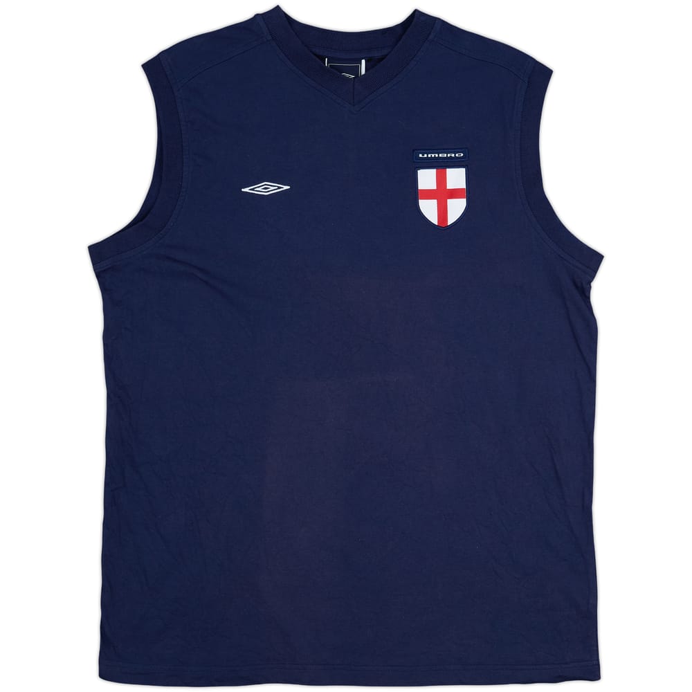 2004-06 England Umbro Training Vest - 6/10 - (L)