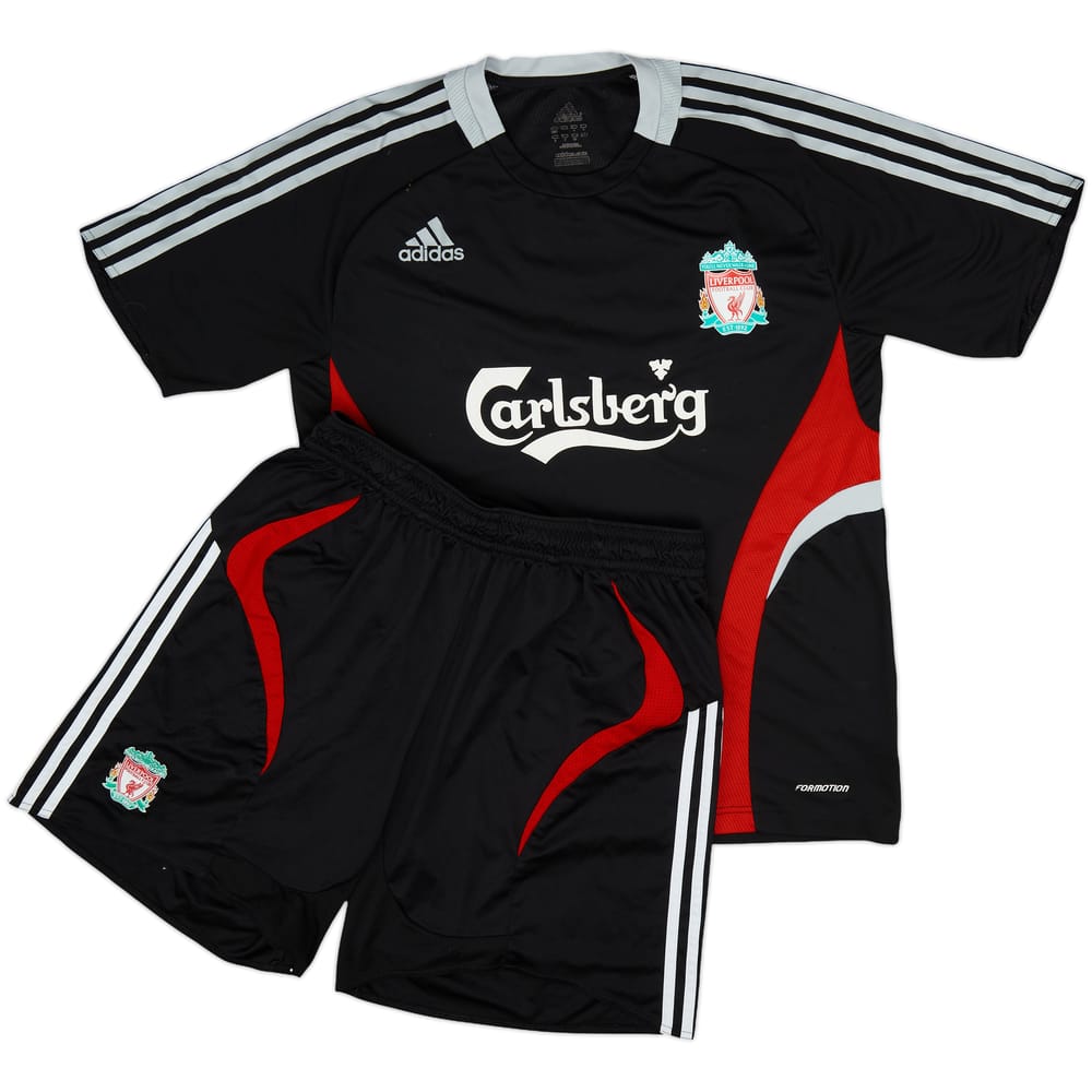 2008-09 Liverpool adidas Formotion Training Shirt & Shorts - 7/10 - (XL)