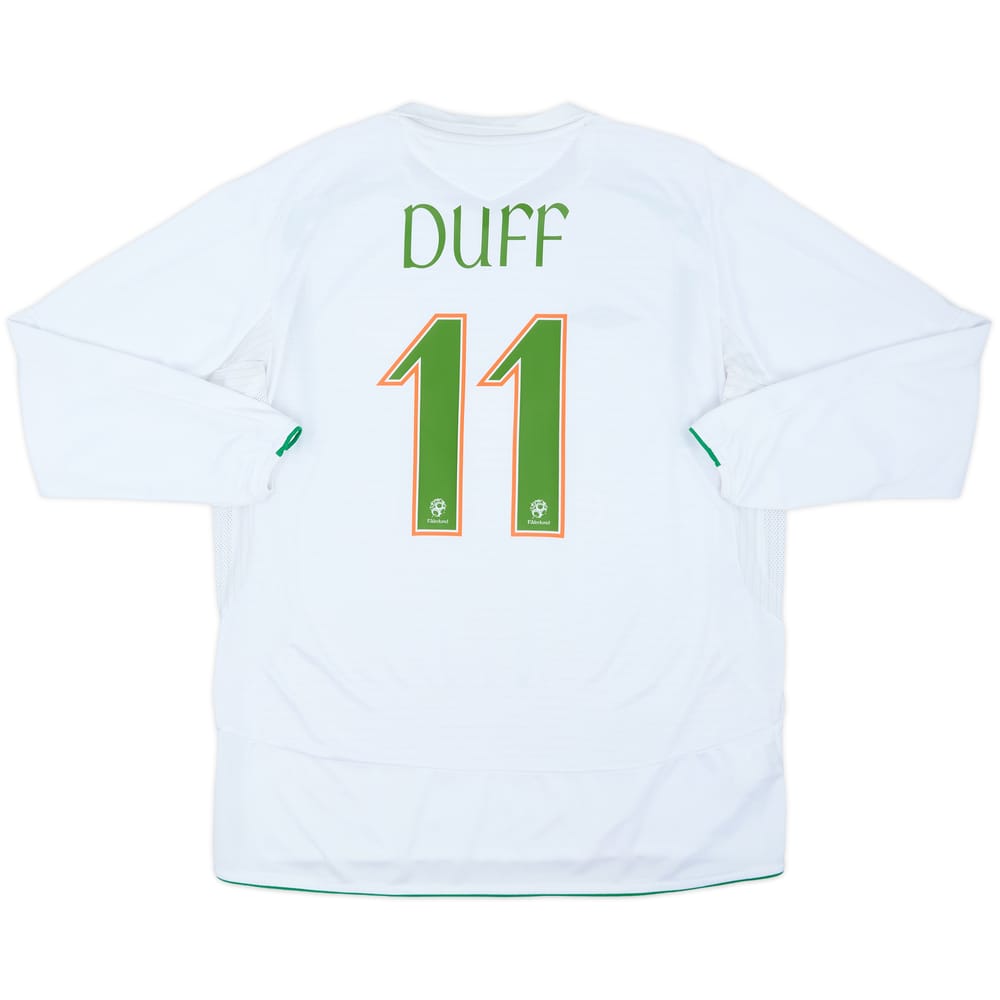 2005-07 Ireland Away L/S Shirt Duff #11 - 8/10 - (XL)