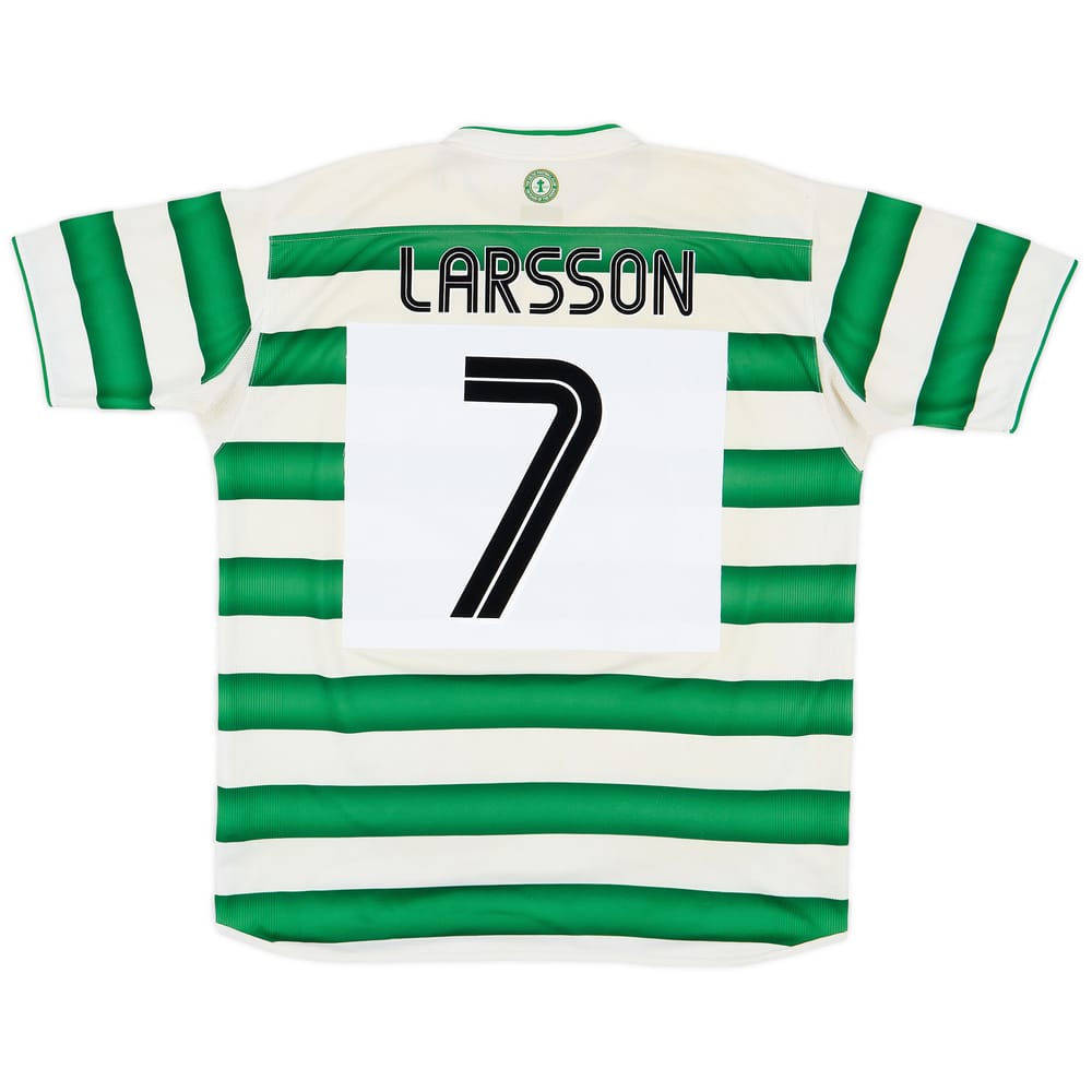 2003-04 Celtic Home Shirt Larsson #7 - 4/10 - (XL)