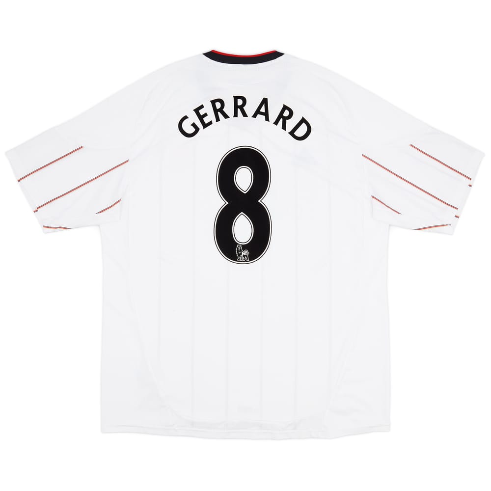 2010-11 Liverpool Away Shirt Gerrard #8 - 8/10 - (3XL)